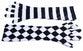 FOR-76452 / HARLEQUIN CLOWN OPERA GLOVES