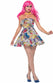 FOR-76718 / POP ART COMIC PRINTED TIGHT DRESS