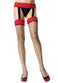 LEG-1770 / LYCRA SUSPENDER FENCE GARTER CORREA STCKING