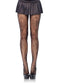 LEG-9957 / FLORENTINE LACE PANTYHOSE BLACK
