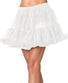 LEG-A1041 / PETTICOAT WITH SEQUIN TRIM O S WHITE SILVER