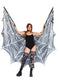 LEG-A2787 / SPIDERWEB HALTER WING CAPE WIT