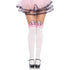 LEG-HK7955 / HELLO KITTY CHARACTER BOW SPANDEX OPAQUE W SHEER THIGH ACCENT