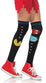 LEG-PM6924 / PAC MAN AND GHOST OVER THE KNEE SOCKS MULTICOLOR