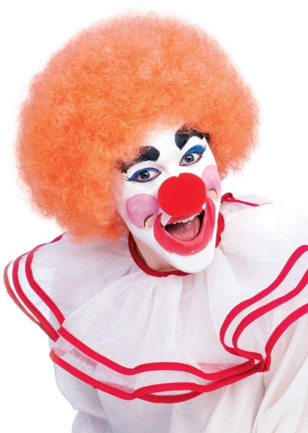 Peluca de discoteca afro payaso, mascarada, pelo para fans de fútbol, fiestas, carnaval, disfraz (A, talla única