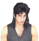 RUB-51166 / MULLET WIG-BLACK