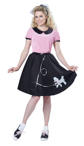 CAL-00710 / 50'S HOP W/POODLE SKIRT / ADULT - L