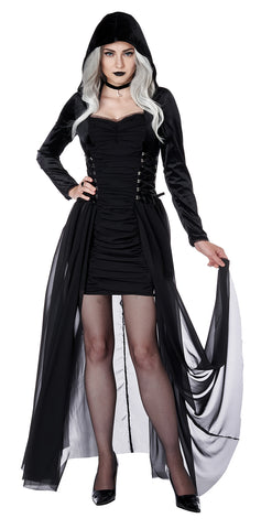 CAL-5021-148  /  GOTHIC HOODED DRESS   [26]