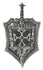 CAL-60318 / CRUSADER SHIELD & SWORD 18" - ACC--[26]