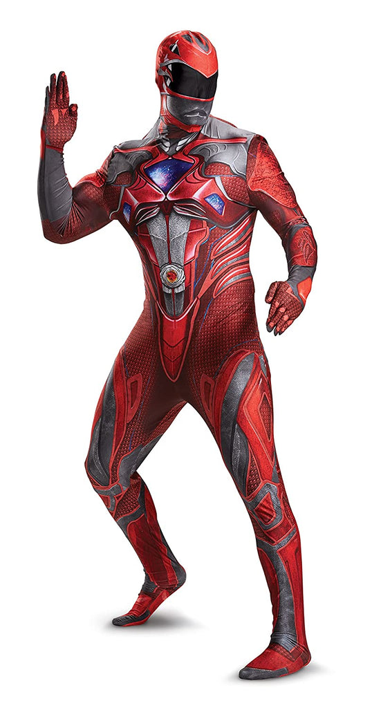 DIS-19232 / RED RANGER MOVIE 2017 BODYSUIT COSTUME | Disfraces Pesadilla