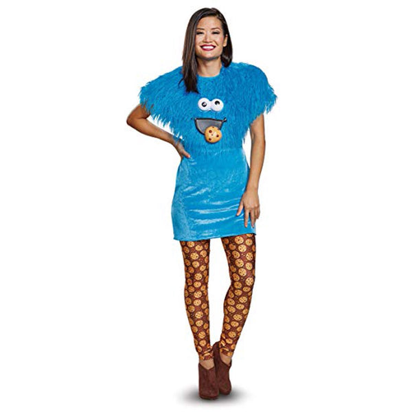 DIS-67135B / COOKIE MONSTER LADIES DELUXE ADULT