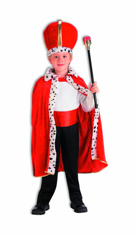 FOR-60598 / KING ROBE & CROWN SET-RED [26]