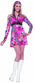 FOR-64330 / COSTUME-RED HOT MOD DRESS