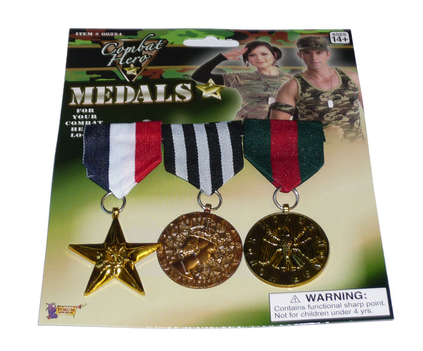 MILITARY MEDALS-3 SET