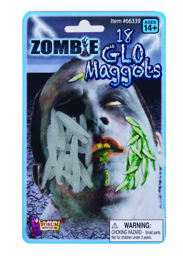 FOR-66339 / ZOMBIE GLO MAGGOTS-18 PKG