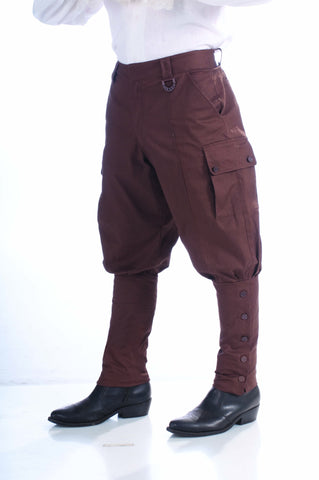 FOR-68892 / STEAMPUNK PANTS-BROWN [26]