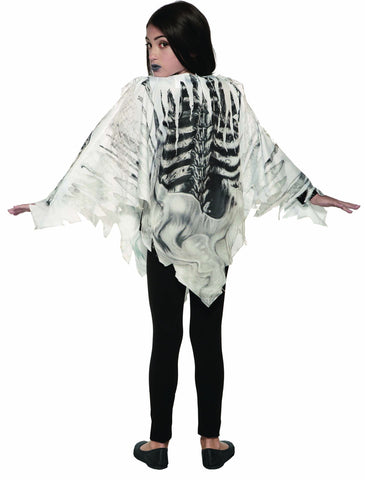 FOR-82664 / CHILD SKELETON PONCHO