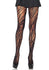 LEG-9939 / ZEBRA NET PANTYHOSE BLACK