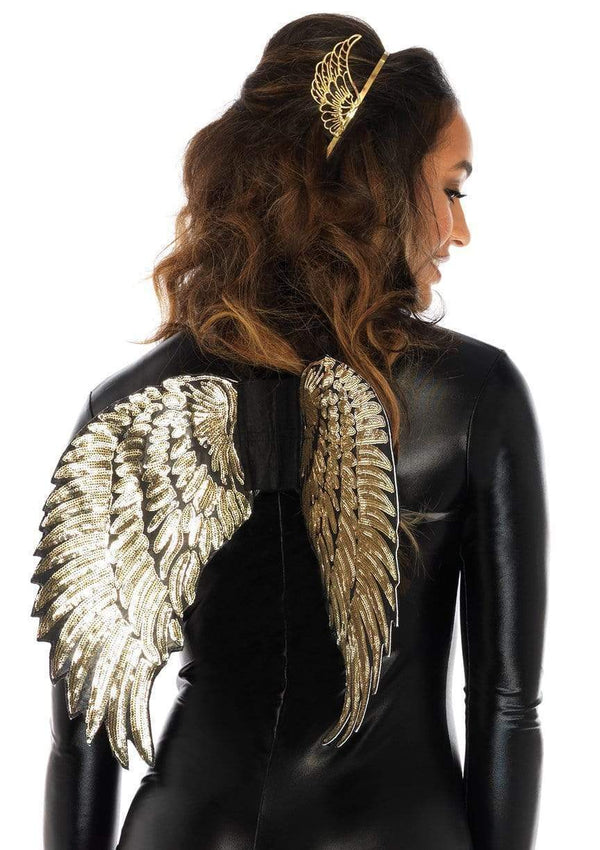 GOLD SEQUIN WINGS