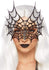 LEG-A2869 / GLITTER DIE CUT WEB MASQUERADE MASK