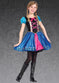 LEG-C48144 / ALPINE PRINCESS,RIBBON TRIMMED DRESS WITH FLORAL SKIRT ACCEN