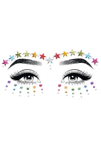 LEG-EYE019 / JOVI ADHESIVE FACE JEWELS STICKER