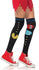 LEG-PM6924 / PAC MAN AND GHOST OVER THE KNEE SOCKS MULTICOLOR