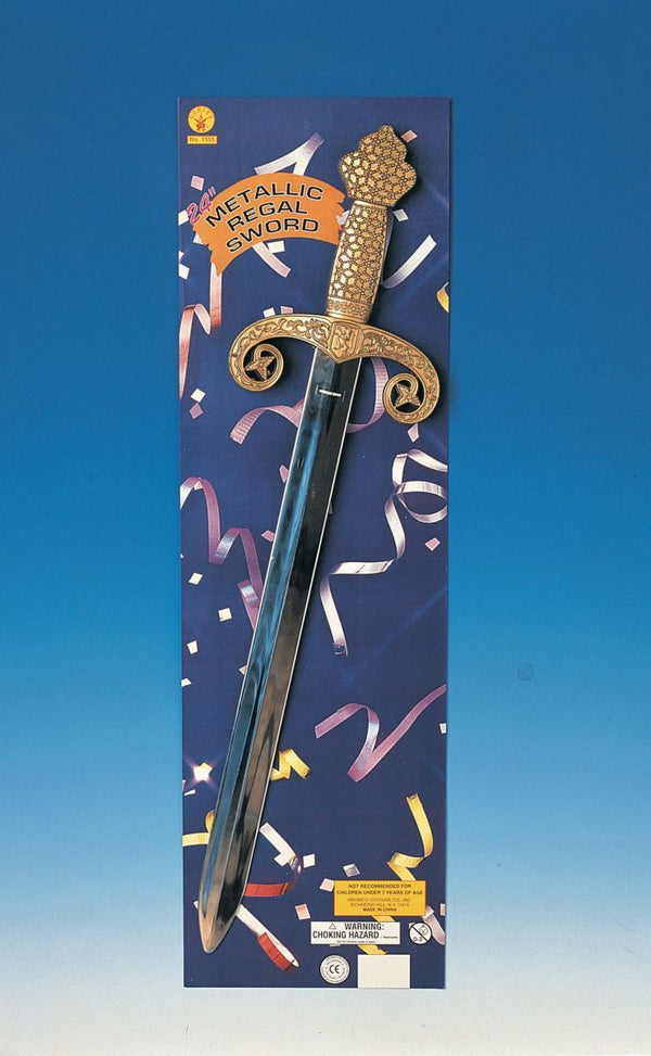 RUB-1555 / SLVR PLATED REGAL SWORD