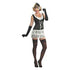 RUB-889997 / SEQUIN FLAPPER DRESS- BLA