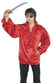 RUB-958 / RED SATIN PIRATE SHIRT